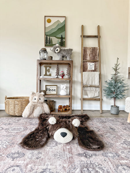 Forest Nursery Bear Rug