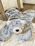 Gray Bear Lovey Baby Comforter