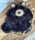 Black Bear Lovey Baby Blanket