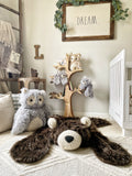 Regular Size Brown Grizzly Bear Rug