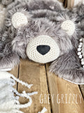 Gray Grizzly Bear Rug
